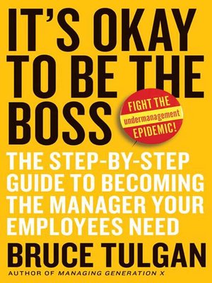 It's Okay to Be the Boss - ebook